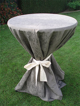 receptietafel met linnen